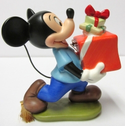 Mickey Mouse \"Presents For My Pals\" circa 1995 Christmas Ornament<br> (Click on picture for full details)